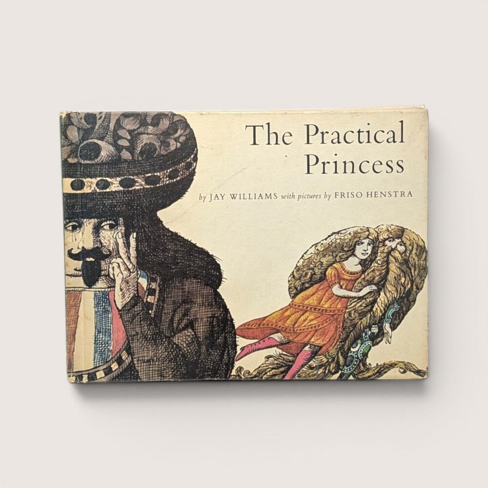 1969 The Practical Princess Jay Williams Hardcover Book